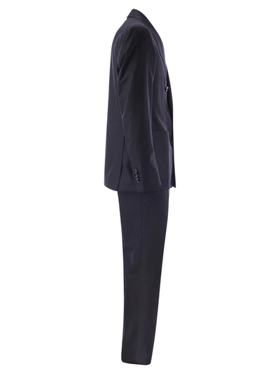 Shop Tagliatore Suit In Wool And Cashmere