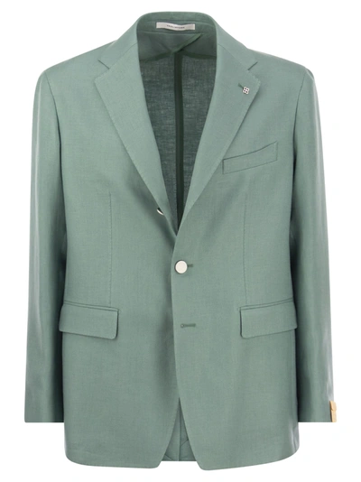 Shop Tagliatore Two Button Wool Jacket