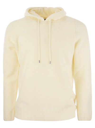 Shop Tagliatore Wool Pullover With Hood