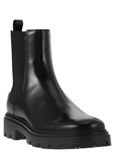 Shop Tod's Leather Chelsea Boot