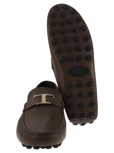 Shop Tod's Moccasin With Macro Rubbers