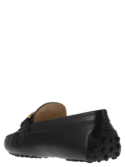 Shop Tod's Moccasin With Metal Chain