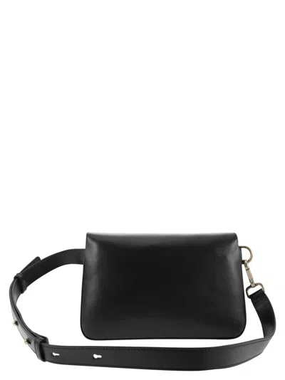 Tod's Leather Mini Bum Bag With Custom Coated Metal Accessory
