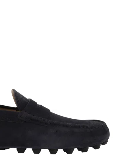 Shop Tod's Suede Moccasin Moccasin