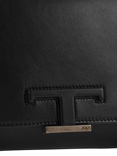 Tod's Leather Mini Bum Bag With Custom Coated Metal Accessory