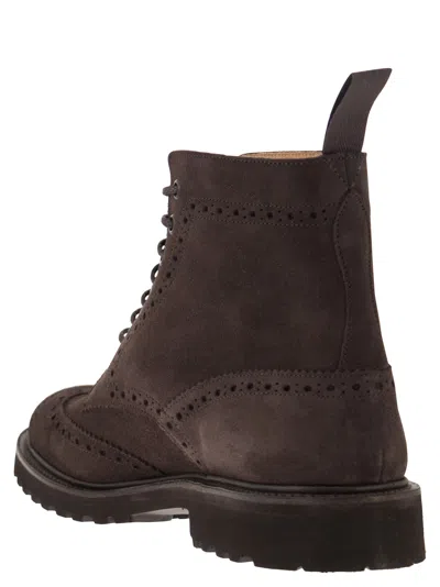Shop Tricker's Stow Suede Laced Boot