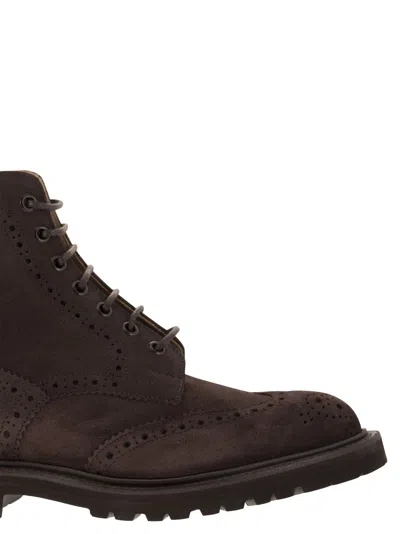 Shop Tricker's Stow Suede Laced Boot