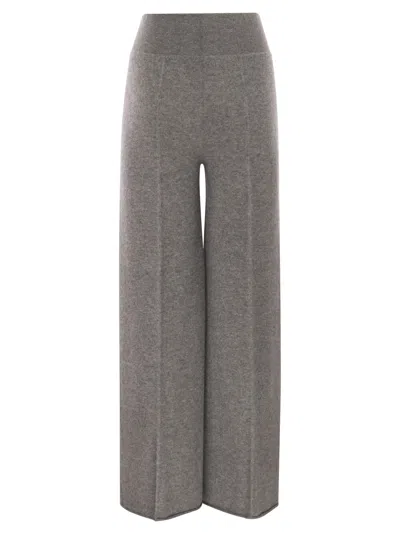 Shop Vanisé Twist Cashmere Wide Leg Trousers