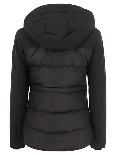 Shop Woolrich Quilted Down Jacket With Hood