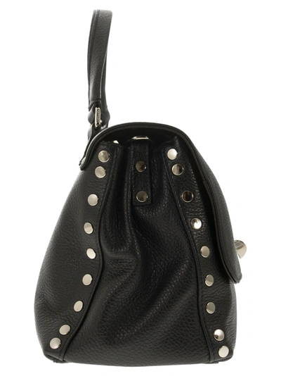 Zanellato Black Postina Daily S Handbag