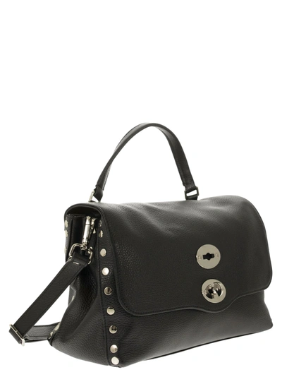 Zanellato Black Postina Daily S Handbag