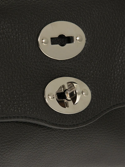 Zanellato Black Postina Daily S Handbag