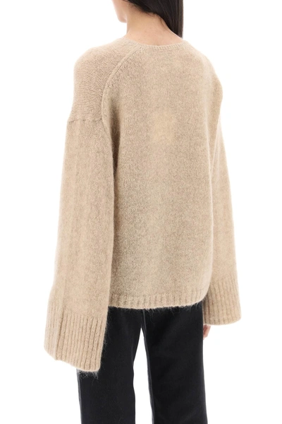Shop By Malene Birger Wool And Mohair Cimone Sweater Women In Cream