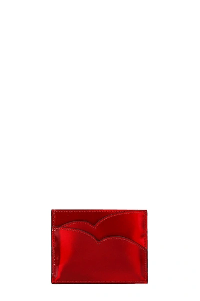 Shop Christian Louboutin Women 'hot Chick' Card Holder In Red