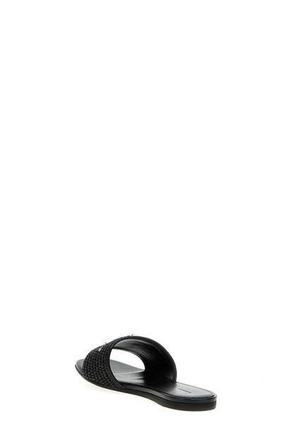 Shop Givenchy Women  Plage Capsule 4g Slides In Black