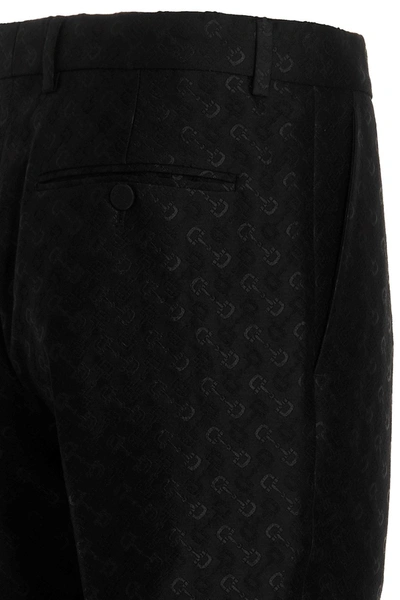 Shop Gucci Men Logo Pants In Black