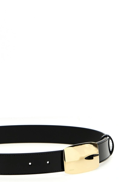 Shop Gucci Women 'g' Belt In Black