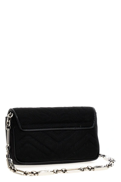 Shop Gucci Women 'gg Marmont' Waist Bag In Black