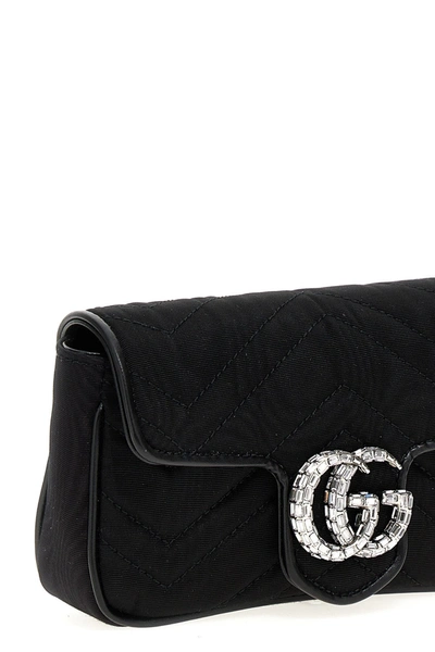 Shop Gucci Women 'gg Marmont' Waist Bag In Black