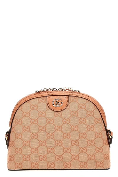 Shop Gucci Women 'ophidia Gg' Small Shoulder Bag In Pink