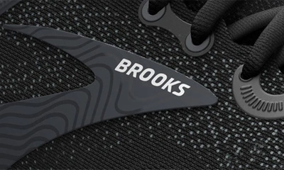 Shop Brooks Ghost Max Running Shoe In Black/ Black/ Ebony
