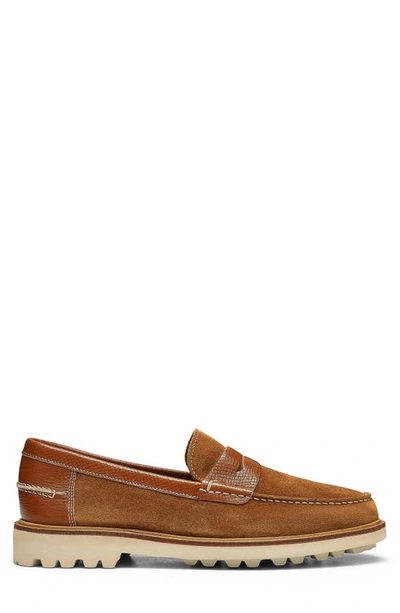 Donald Pliner Jimmy Penny Loafer In Cognac