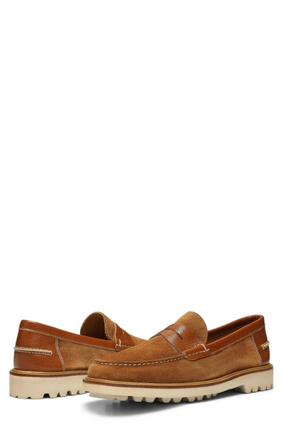 Donald Pliner Jimmy Penny Loafer In Cognac