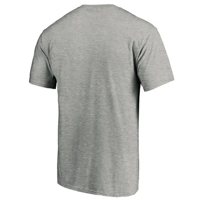 Shop Fanatics Branded Heathered Gray Dallas Cowboys Primary Logo T-shirt In Heather Gray