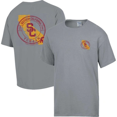 Shop Comfort Wash Graphite Usc Trojans Statement T-shirt
