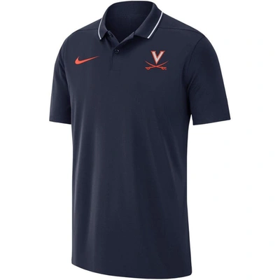 Shop Nike Navy Virginia Cavaliers 2023 Coaches Performance Polo