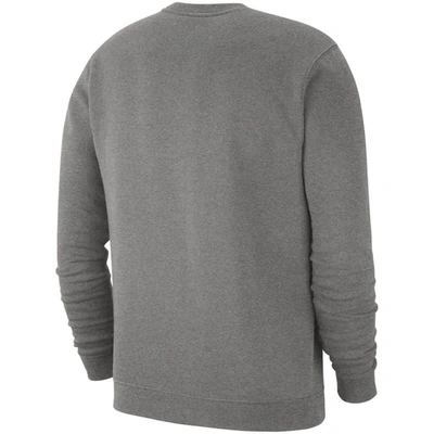 Shop Nike Heather Gray Oklahoma Sooners Club Fleece Sweatshirt