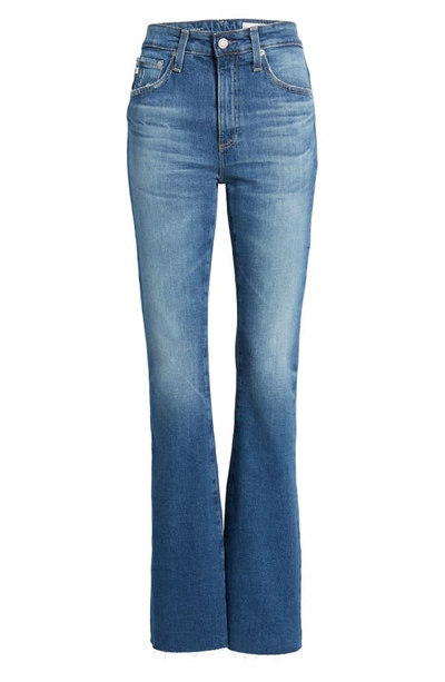 Shop Ag Farrah Raw Hem High Waist Bootcut Jeans In 14 Years Metaphor