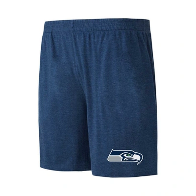 Shop Concepts Sport Navy/charcoal Seattle Seahawks Meter T-shirt & Shorts Sleep Set