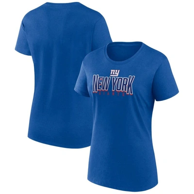 Shop Fanatics Branded  Royal New York Giants Route T-shirt