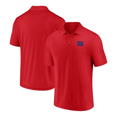 Shop Fanatics Branded Red New York Giants Component Polo
