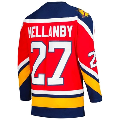 Shop Mitchell & Ness Scott Mellanby Red Florida Panthers Alternate Captain's Patch 1995/96 Blue Line Play