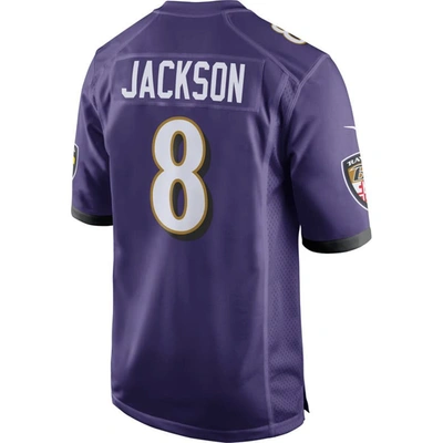 Shop Nike Lamar Jackson Purple Baltimore Ravens Game Jersey