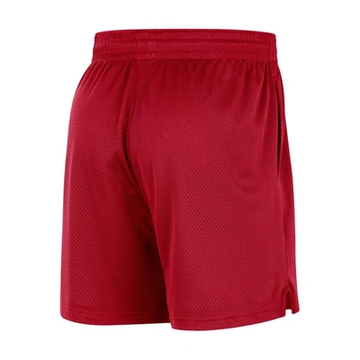 Nike Unisex  Red Washington Wizards Warm Up Performance Practice Shorts In Red