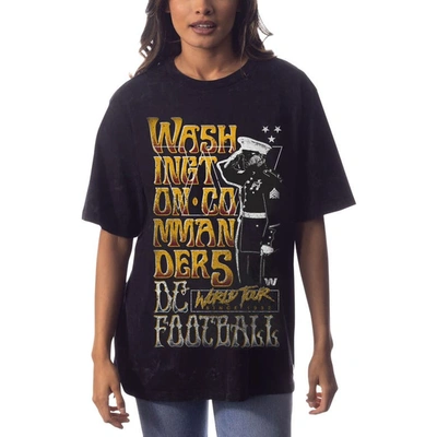 Shop The Wild Collective Unisex  Black Washington Commanders Tour Band T-shirt