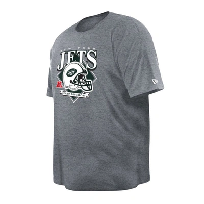 Shop New Era Gray New York Jets Big & Tall Helmet Historic Mark T-shirt