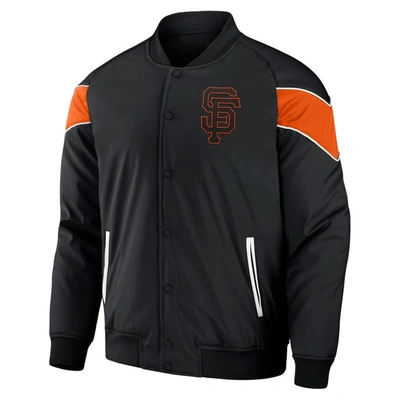 Shop Darius Rucker Collection By Fanatics Black San Francisco Giants Baseball Raglan Full-snap Jacket