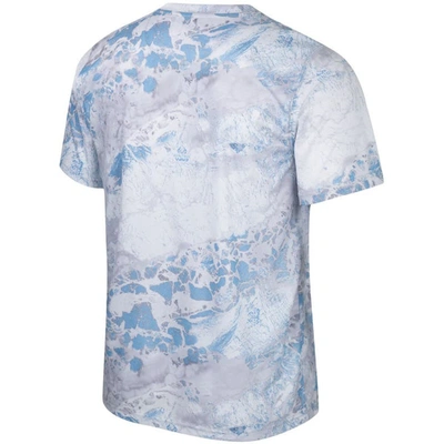 Shop Colosseum X Realtree Powder Blue/silver Ole Miss Rebels Sip Wav3 T-shirt