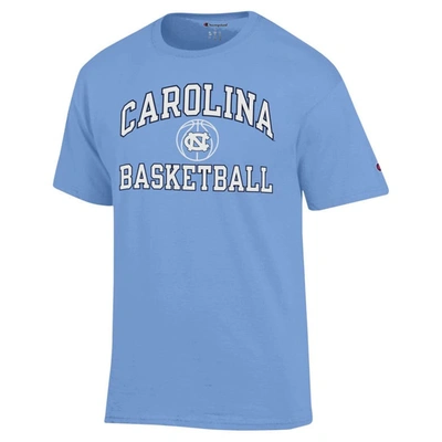 Shop Champion Light Blue North Carolina Tar Heels Basketball Icon T-shirt