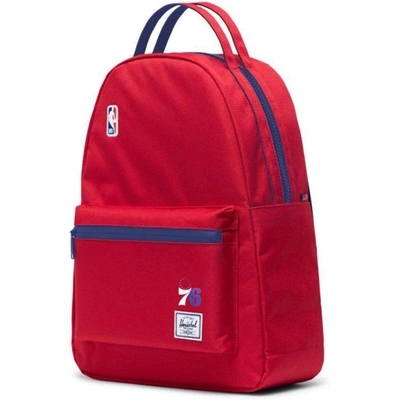 Shop Herschel Supply Co Red Philadelphia 76ers Nova Mid-size Backpack