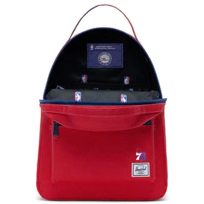 Shop Herschel Supply Co Red Philadelphia 76ers Nova Mid-size Backpack