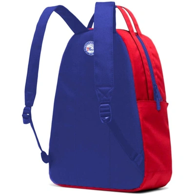 Shop Herschel Supply Co Red Philadelphia 76ers Nova Mid-size Backpack