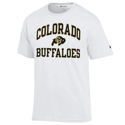Shop Champion White Colorado Buffaloes High Motor T-shirt