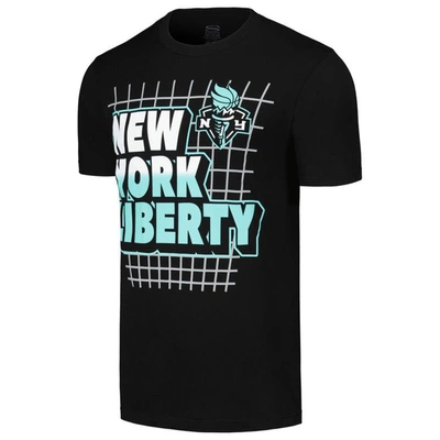 Shop Stadium Essentials Unisex  Black New York Liberty Spelled Out T-shirt