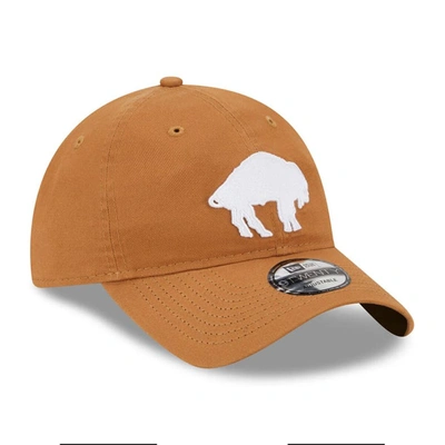 Shop New Era Brown Buffalo Bills Throwback Main Core Classic 2.0 9twenty Adjustable Hat