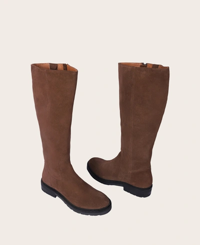 Shop Gentle Souls Wendy Leather Tall Boot In Chocolate